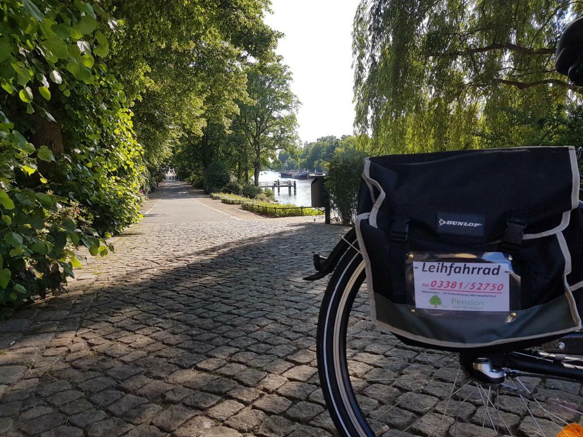 Pension Zum Birnbaum Brandenburg  المظهر الخارجي الصورة